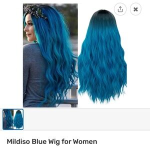 Blue Wig for Women